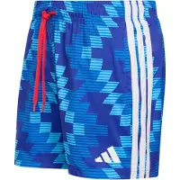 Adidas adidasBañador Football-Inspired Graphic 5-Inch XS Semi Blue Burst / White Hombre