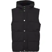 !Solid Chaleco negro