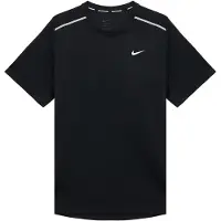 Nike Camiseta funcional 'MILER' negro / plata / blanco
