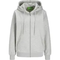 JJXX Sudadera con cremallera 'JXAbbie' gris claro