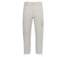 Brandit Pantalón cargo blanco denim