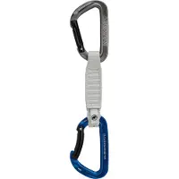 Mammut - Workhorse Keylock Quickdraws - Cinta exprés size 12 cm - Straight / Bent Gate, gris