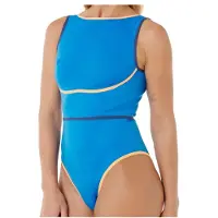 Rip Curl - Women's Mirage Fusion High Neck 1Pc - Traje de baño size XL, azul
