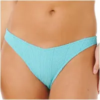 Rip Curl - Women's Vibe Surf High Cheeky - Parte inferior de bikini size XXL, turquesa
