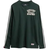 Superdry Camiseta 'ATHLETIC' pino / blanco
