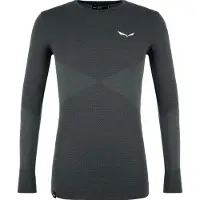 Salewa - Zebru Responsive L/S Tee - Ropa interior merino size M, gris
