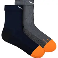 Salewa - MTN TRN All Mountain QRT Sock - Calcetines de trekking size 45-47, azul
