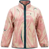 Peak Performance - Marcas - W Graphic Pile Jacket Topo Swirl para Mujer - Talla XS - Rosa