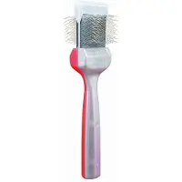 ACTIVET : Cepillo para aplicar producto en la parte inferior, alfombrilla absorbente, color rojo / Aplicador de pintura, color plateado