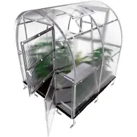 BAUMERA Invernadero KLASIKA SLIM de 2x2 metros (4 m²) con policarbonato de 4 mm