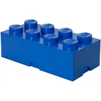 LEGO Ladrillo de almacenamiento de 8 espigas (azul)