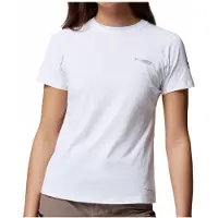 Columbia - Women's Diamond Peak Pro Short Sleeve - Camiseta funcional size XL, blanco