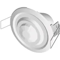 Grothe Sensor infrarrojo pasivo (PIR) 94501, cableado, para techo, color blanco, detector de movimiento (94501)