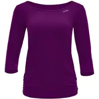 Winshape Top deportivo 'Aet139Ls' ciruela / blanco