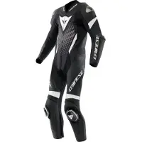 Dainese Laguna Seca 6 para hombre Monos de cuero de una pieza Negro/Antracita/Blanco 58 hombres