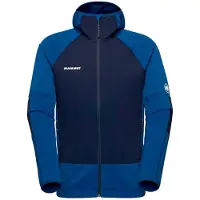 Mammut - Massone Midlayer Hooded Jacket - Forro polar size XXL, azul