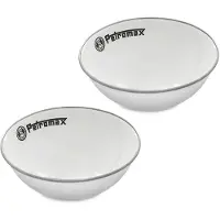 Petromax - Enamel Bowls size 160 ml, gris/blanco