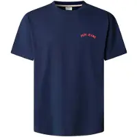 Pepe Jeans Camiseta 'Gideon' navy / rojo