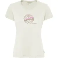 Vaude - Women's Cyclist V - Camiseta de manga corta size 46, blanco