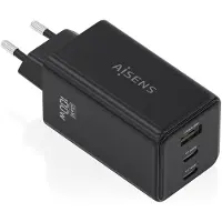 Aisens Cargador De Pared Usb-a Y Usb-c Asch-100w3p052-bk