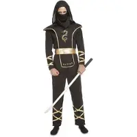MOM Disfraz De Hombre Black Ninja
