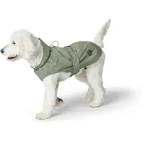 Hunter Pet Milford, Chaqueta impermeable, Verde, Poliéster, Color sólido, Lavable a máquina en agua fría
