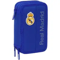 SuperMerchantEU Estuche Real Madrid 12.5x19.5x5.5 Cm Triple