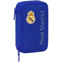 Safta Estuche Real Madrid 12.5x19.5x4 Cm Double