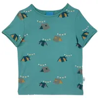 Finkid - Kid's Ilta Sun - Camiseta de manga corta size 80/90, turquesa