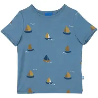 Finkid - Kid's Ilta Sun - Camiseta de manga corta size 80/90, azul