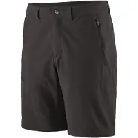 Patagonia - Terravia Trail Shorts 10'' - Pantalones cortos size 40, negro/gris