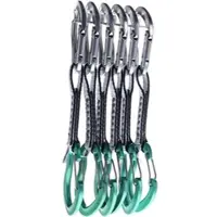 Austrialpin - Micro Set Aluminium Snap Hooks - Cinta exprés size 11 cm Dyneema, gris