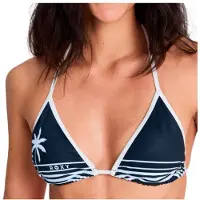Roxy - Women's The Retro Essentials Tiki Tri - Parte superior de bikini size S, multicolor