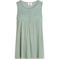 O'Neill - Women's Essentials Tokeena Tanktop - Top size XS, turquesa/gris