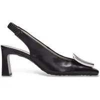 Hispanitas para mujer. HV264762 Zapatos Amapola negro (38), Piel, 5 a 8cm, Ninguno, Casual, Fiesta, Clásico, outlet 2026.