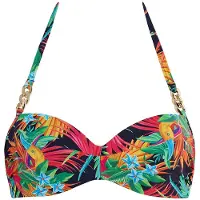 Marlies Dekkers Hula Haka Rainforest And Gold Plunge Balcony Bikini Top Talla: 70C | Bikinis Outlet | Mujer | Amarillo