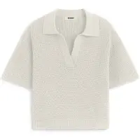 Ecoalf - Women's Anna Knit - Polo size L, beige