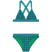 Shiwi Girls Luna Bikini Set Pied De Poule Ocean Blue Check Talla: 170/176 | Bañadores Outlet | Unisex | Azul