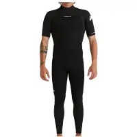 Quiksilver - Prologue 2/2 S/S Back Zip - Traje de neopreno size S, negro