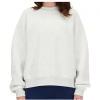 New Balance - Women's Sport Essentials Fleece Crew - Jerséis size XXL, blanco