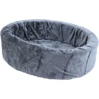 Merkloos Cama para perros tipo "Teddy" de la marca Merkloos, color gris