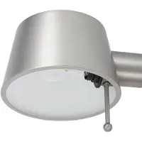 LUCANDE Aplique de pared Silka, 91 cm, níquel, regulable, E27