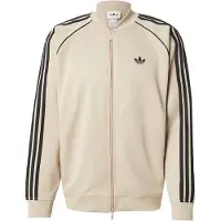 Adidas Originals Sudadera con cremallera 'Adicolor Classic' greige / negro