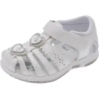Chicco Sandalias 'Fiorda' plata / blanco