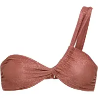 LASCANA Top de bikini marrón castaño