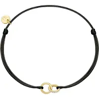 Glanzstücke Pulsera dorado / negro