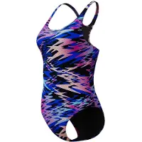 Speedo - Women's Hyperboom Print Medalist One Piece - Traje de baño size 46, azul