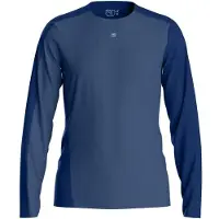 Ortovox - 120 Cool Tec Fast Upward L/S - Camiseta de merino size S, azul