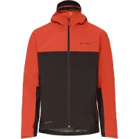 Vaude - Moab Rain Jacket - Chaqueta de ciclismo size S, rojo/negro