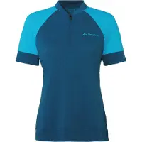 Vaude Bike - Women's Altissimo Q-Zip Shirt - Maillot de ciclismo size 42, azul